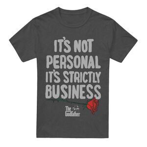 The Godfather Unisex Adult Strictly Business T-Shirt / Charcoal